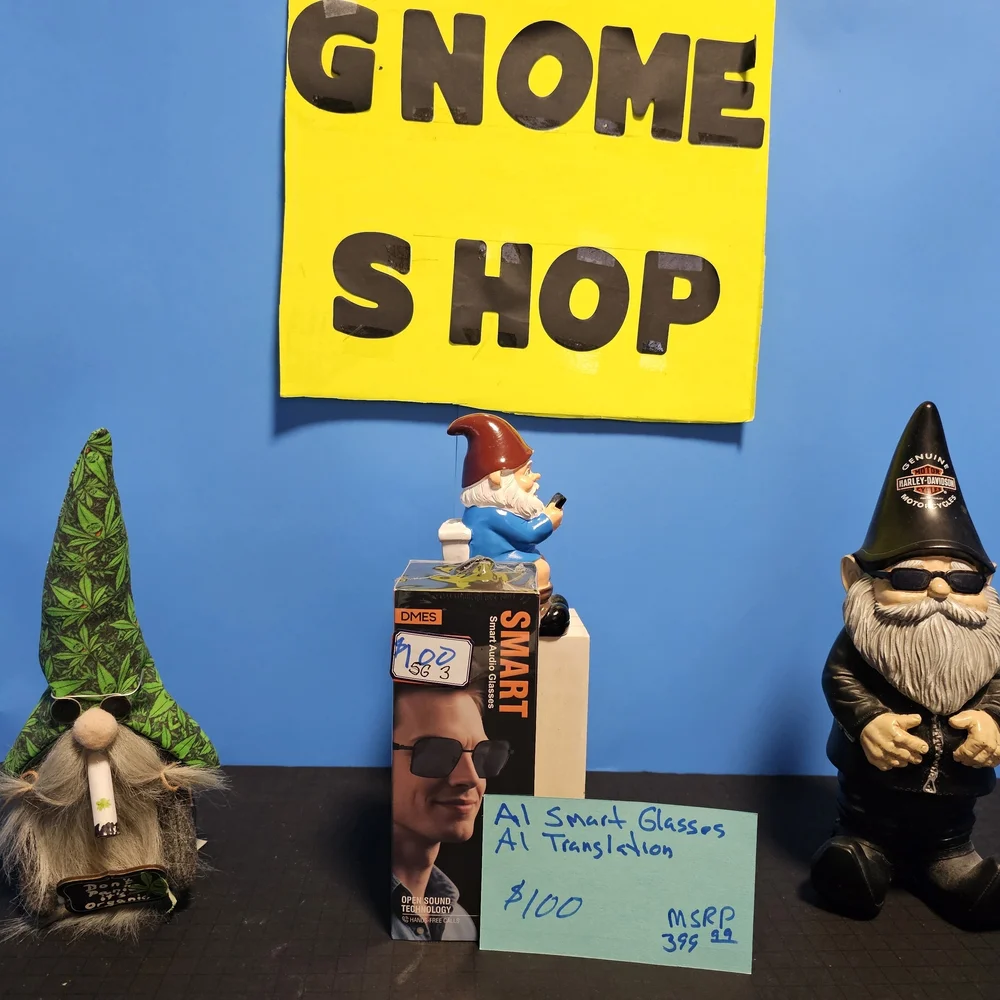 Gnome Figurine Trio with Accessories